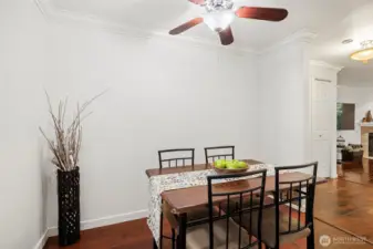 Another angle of the dining room.