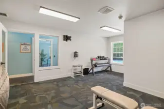 Weight/excercise room.