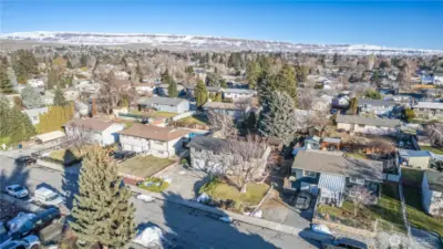 aerial view of Eastridge neighborhood