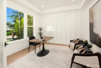 Dedicated dining room and den