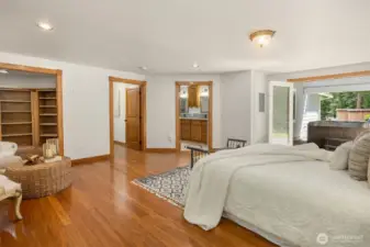 Custom wood closet built-ins