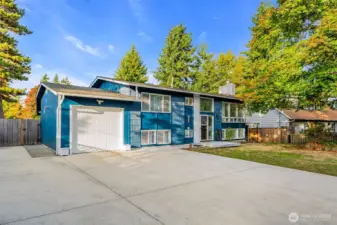 Ample parking for all the people you invited (and they invited) to the housewarming party.