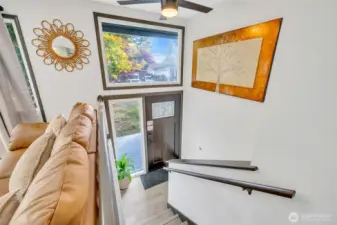 Split entry home with separate entrances on each floor because we all need a little privacy.