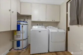 Utility room, all appliances stay!