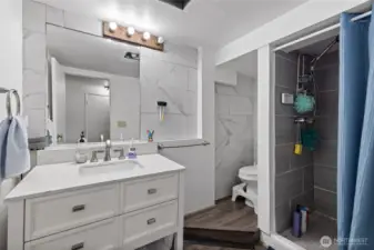 Basement 3/4 bathroom