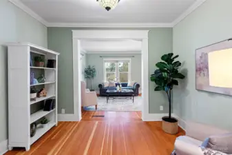 Cozy reading area or second office.