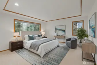 Master Bedroom - Staged