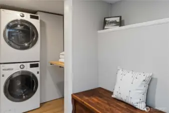 Washer & dryer stay!