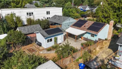 Enjoy energy efficiency and savings with solar panels already installed with the home!