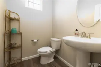 Main floor half bath