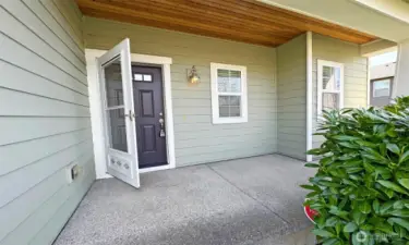 Entry with front porch and storm door welcome You to this beautiful home!