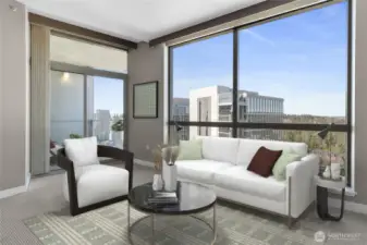 A taste of the spectacular views from this condo