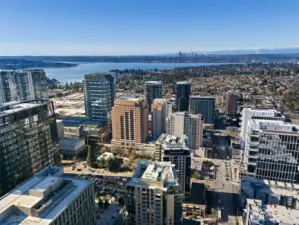 In the heart of downtown Bellevue - just steps away from all the shops, restaurants and entertainment