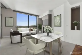 A great open layout with the right amount of space
