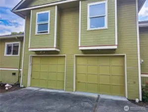 Garage parking.