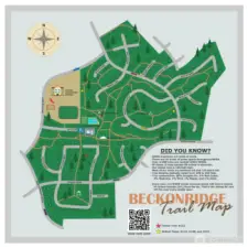 Beckonridge Trail Map - 3.5mi of trails!