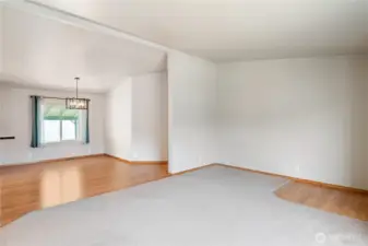 Living and dining rooms