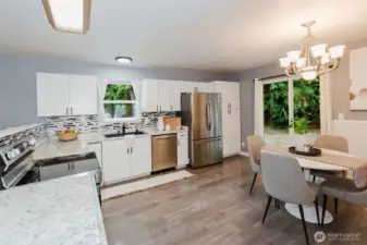 All Stainless Steel Appliances Included, Microwave too