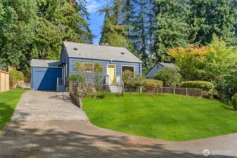 Welcome to Olympic Hills! This charming 2-level home sits on an expansive 7,800 Sq Ft lot on a wonderful residential street. The garage and extended driveway provides plenty of off-street parking. The front and rear yards are fully fenced. Spacious backyard has much potential. (virtually staged)