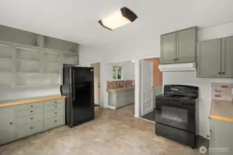 Kitchen with appliances