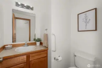 1/2 bath on main floor.