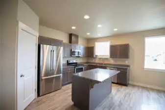 Kitchen with spacious pantry