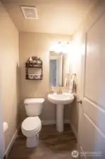 Powder room on main floor