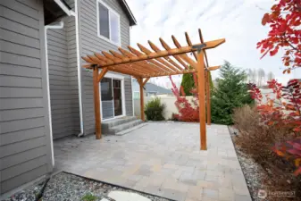 Back patio - entertainment area