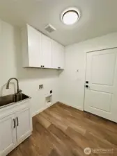 Dedicated laundry room