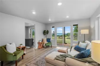 An atmosphere of peace and calm with room to entertain as needed.