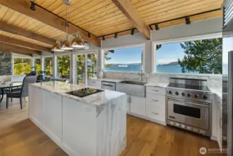 Marble Countertops in the kitchen