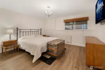 Lower level guest room