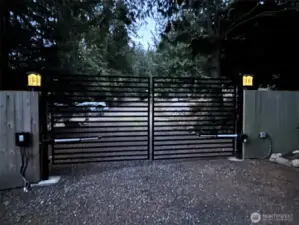 New automatic gate.