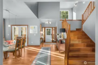 Back toward entrance