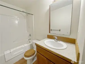 One bathroom.