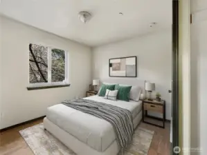 Bedroom TWO virtually staged