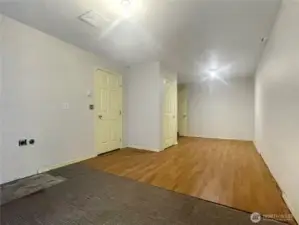 Basement recreation room. From the other end.