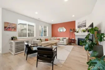 Great room. Gas Fireplace.