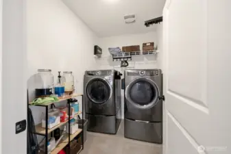 Laundry. Upper level.