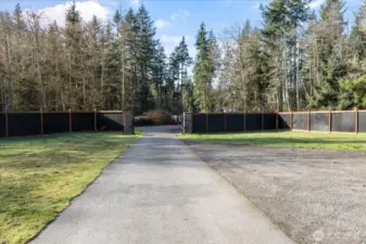 Gated entry for privacy!