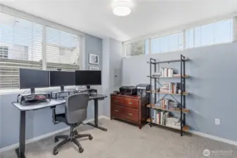 Two bedrooms on lower level