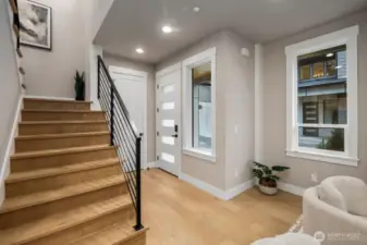 Engineered hardwood floors throughout!