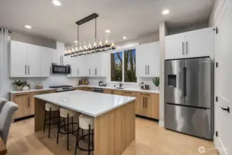 .Beautifully curated designer lighting featured throughout the home.