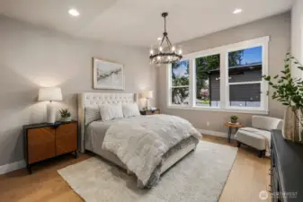 Expansive primary suite retreat.