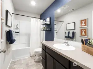 Guest Bathroom - Photos are for representational purposes only. Colors and options may vary.