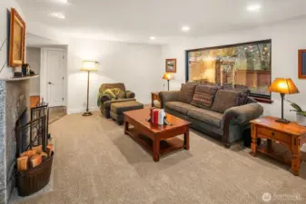 The formal living room is positively huge! So much so, that the current owner divided the space and uses the other half to accommodate a spacious dining table, suitable for large gatherings.