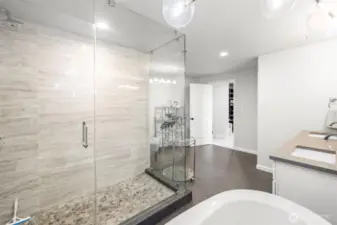 This bathroom is spa worthy!