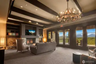 The Lodge has additional social rooms and a brand new lobby