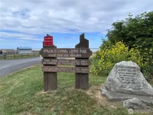 Entrance to County Park-Boat Launch