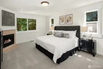 Romantic Primary Suite with Fireplace